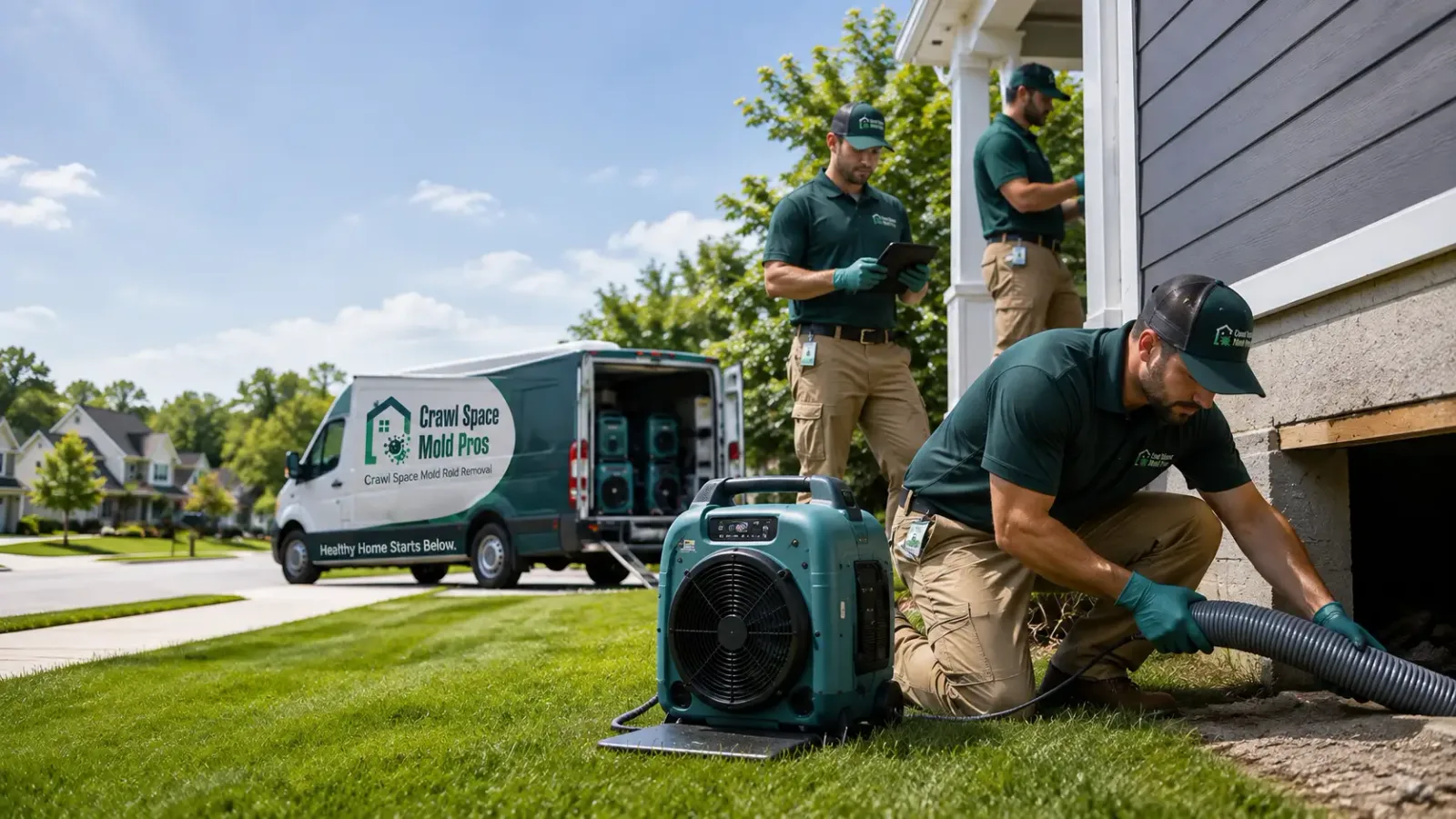 Crawl Space Mold Removal in Cambridge, OH